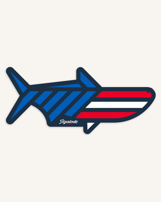 Red, White & Poon Sticker