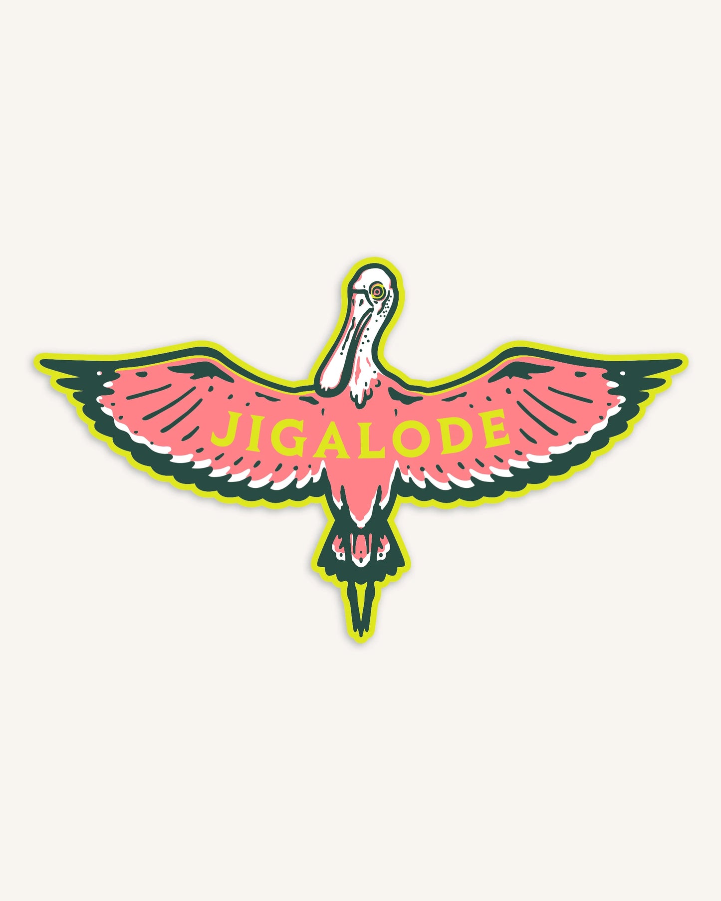 Spoonbill Sticker